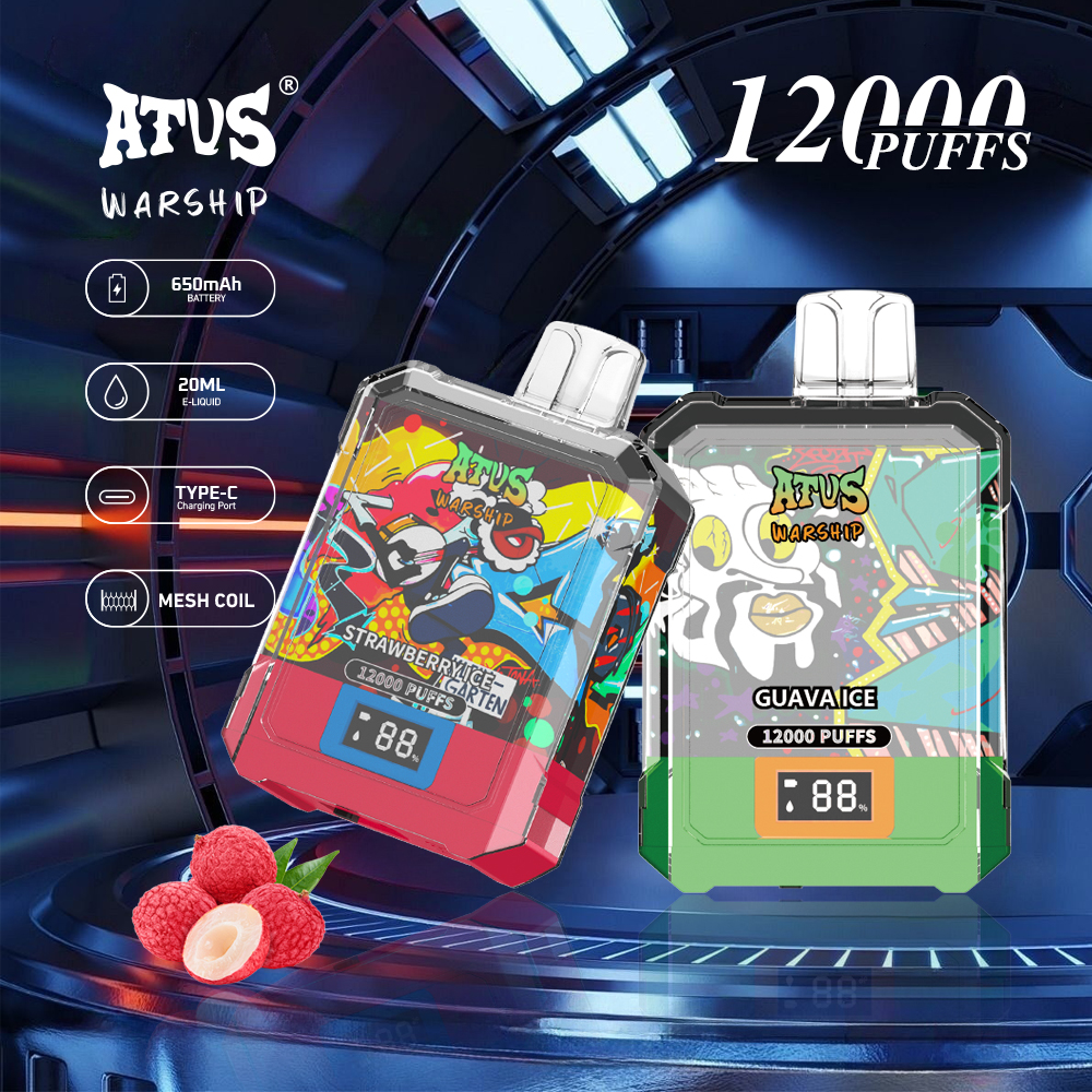DE013A บุหรี่ไฟฟ้าแบบใช้แล้วทิ้ง 12000 Puffs พร้อมหน้าจอแสดงผล LED และการไหลเวียนอากาศที่ปรับได้ Disposable Vape