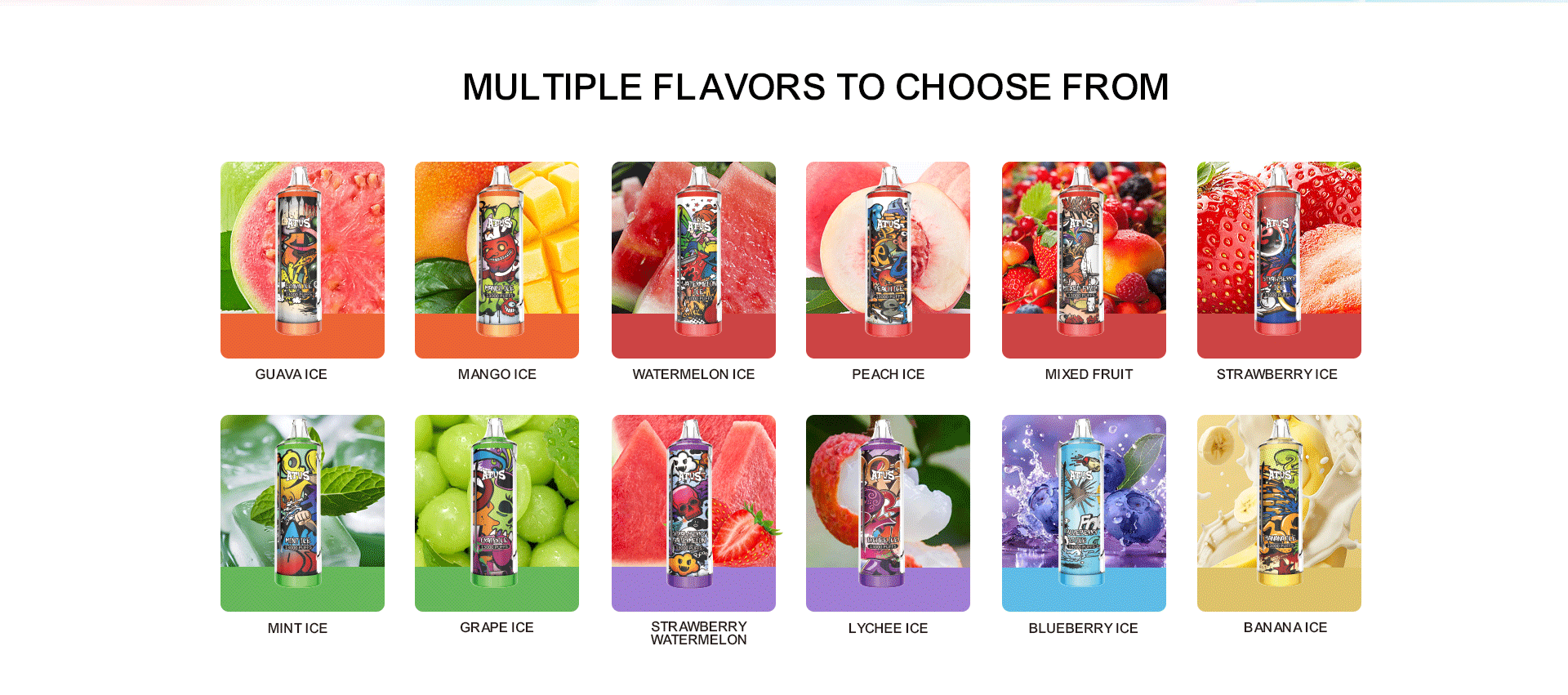 DE018 13000 Puffs บุหรี่ไฟฟ้าแบบใช้แล้วทิ้งพร้อมระบบชาร์จไฟ ATVS Vape