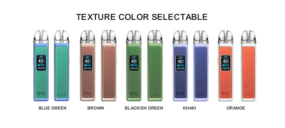 DE019 ชุดอุปกรณ์พ็อดแบบเติมได้ ATVS Vape