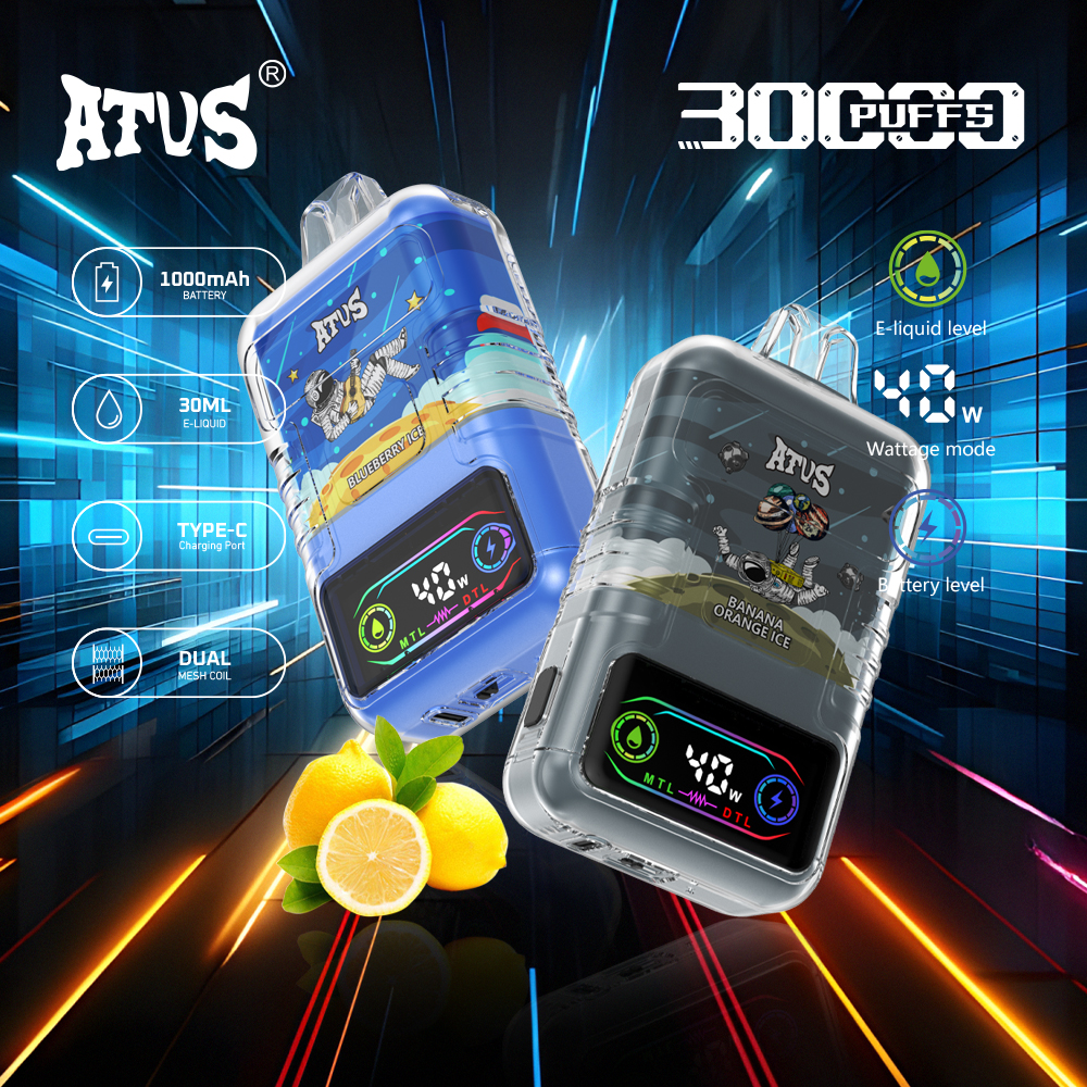 DE021 บุหรี่ไฟฟ้าแบบใช้แล้วทิ้ง 30,000 พัฟ พร้อมหน้าจอแสดงผล LED และปรับการไหลเวียนอากาศได้ MTL DTL Disposable Vape